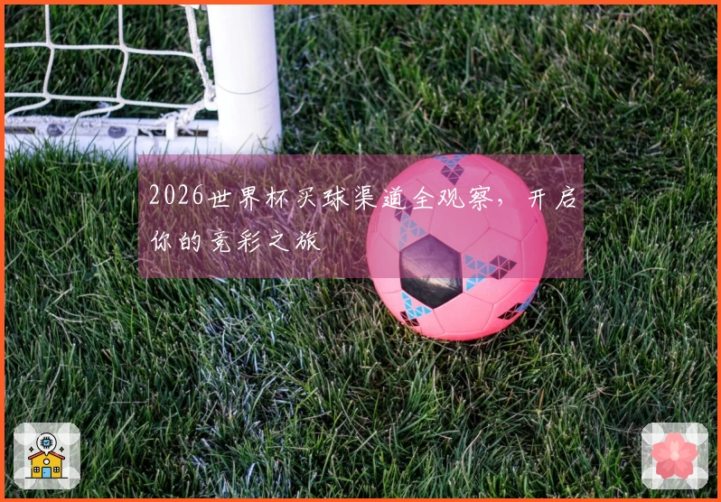 2026世界杯买球渠道全观察，开启你的竞彩之旅